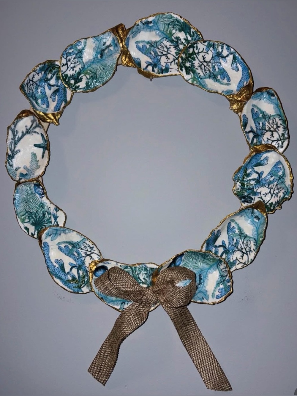 Oyster wreaths